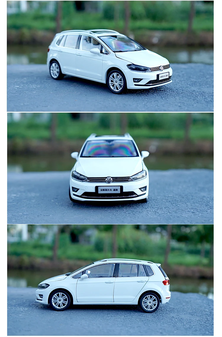 Высокая тщательная 1:18 VW GOLFSportsvan сплав модель автомобиля статические металлические модельные автомобили оригинальная коробка для подарков коллекция