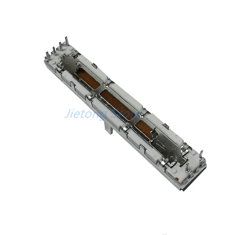 1 Pezzo Fader a Scorrimento Lineare DJM 350 600 700 800 da 60mm, Potenziometro per Mixer DJ B10KX2 con Maniglia da 20mm - immagine 3