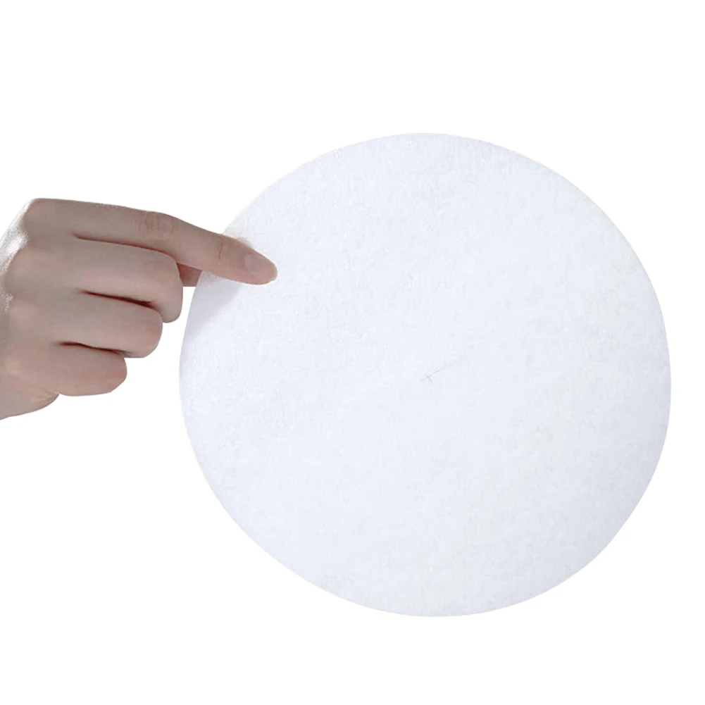 12pcs Round Filter Healthy Make Soup Oil Absorbing Paper Home Restaurant Tool Kitchen Food Professional Floating Foam Disposable