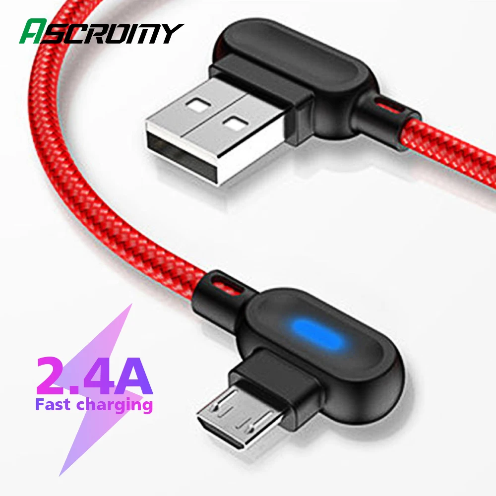 Micro USB кабель 2.4A нейлон Быстрая зарядка USB кабель для передачи данных для samsung Xiaomi Redmi LG sony Android мобильный телефон usb зарядный шнур