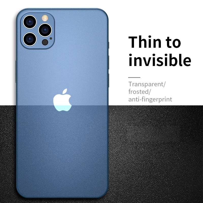 Роскошный полипропиленовый матовый чехол iHaitun для телефона iPhone 11 12 Pro Max тонкий Ультратонкий Прозрачный XR