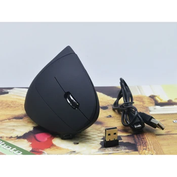 

USB Receiver Wireless Mouse New Design Business Mouse Rechargeable Vertical Mause laptop accessories Mice for laptop desktop PC