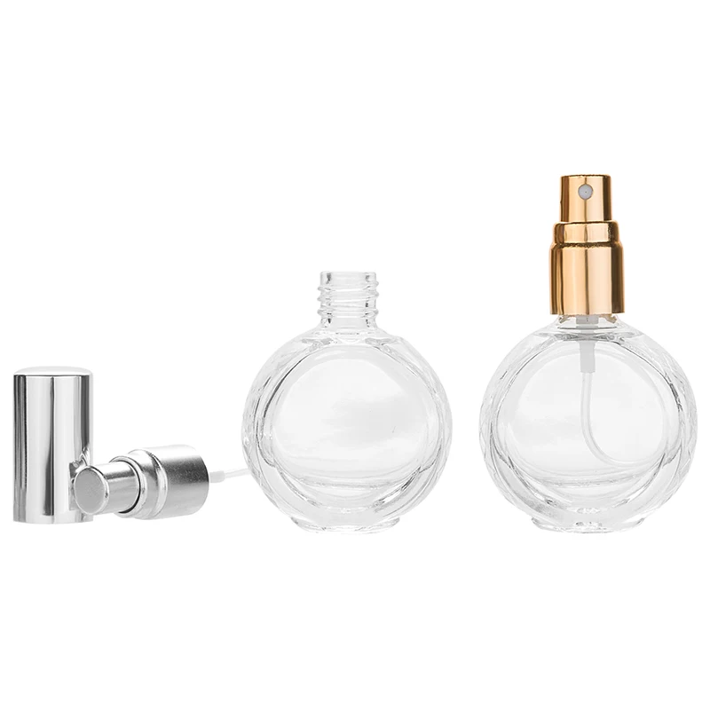 MUB-10ml Mini Glass Spray Perfume Bottles Alloy Cover Refillable Bottle Atomizer Travel Empty Cosmetic Containers Bottle Perfume