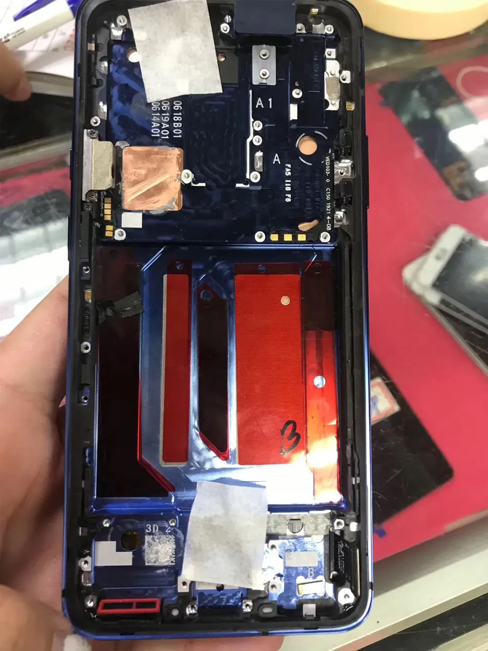 Для Oneplus 7 Pro ЖК-дисплей с сенсорной панелью дигитайзер 1+ 7 Pro ЖК-дисплей+ сенсорный экран дигитайзер сборка - Цвет: Black with Frame