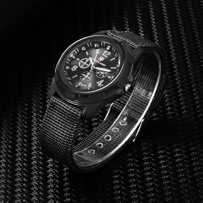 Relogio Masculino Для мужчин спортивные часы Gemius Army наручные нейлоновый ремешок в стиле