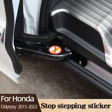 

Stop Stepping Sticker For Honda Odyssey 2015-2022 PVC Warning Card Durable Protection The Interior Modeling Accessories