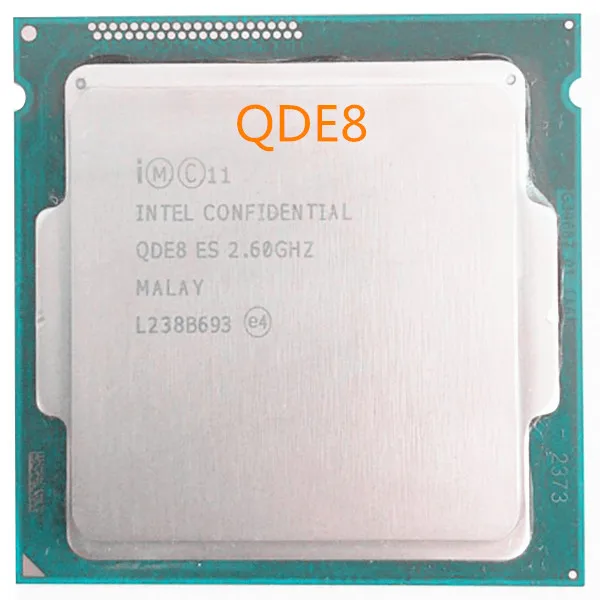 Intel i7 4770 i7 4770S QDE8 процессор 1150 pin QDE8 i7-4770 i7-4770S es версии 65 Вт ядерного дисплея hd4600 2,6 г