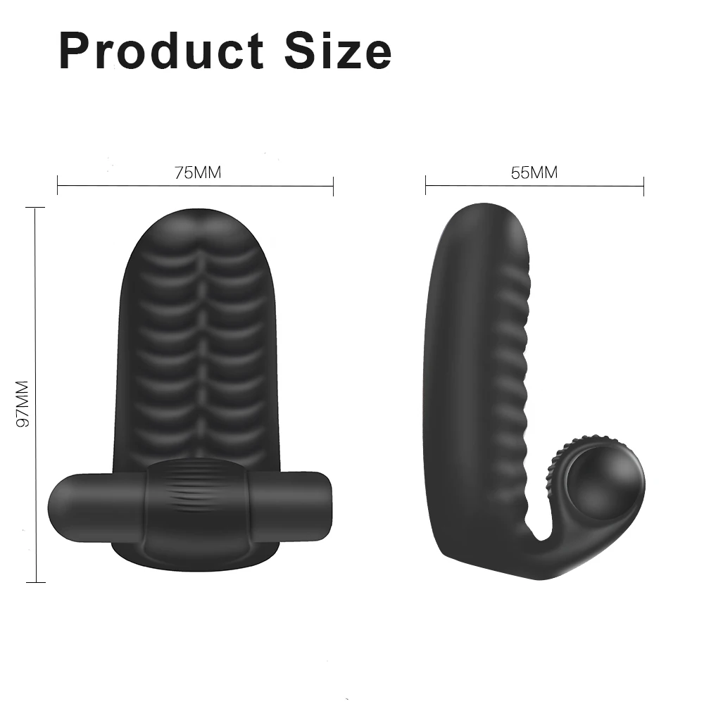 Silicone Finger Vibrator For Women Clit Stimulator G-spot Vibrator Clitoral Stimulation Massager Female Masturbation Sex Product images - 6