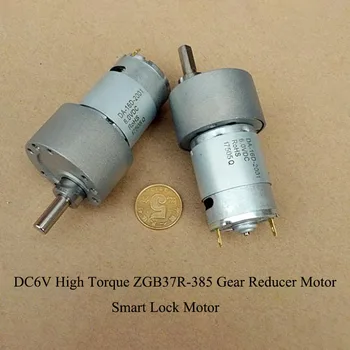 

1PC High Torque ZGB37R Geared Motor DC 5V 6V Reversible Gear Reducer Motor For Smart Furniture, Smart Lock Reduction Motor