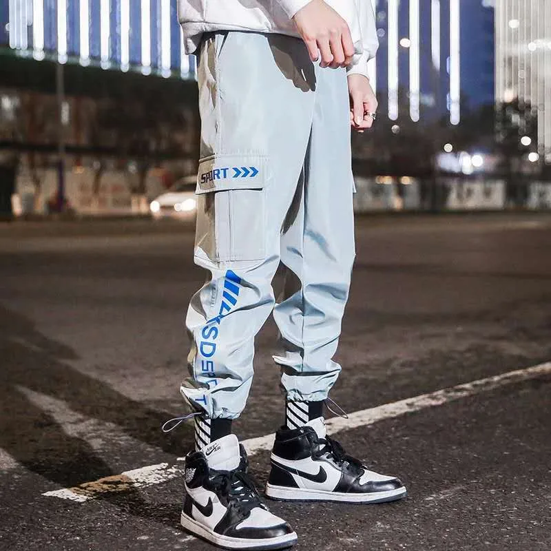 Men Pants Streetwear Harem Joggers Pants 2019 New Male Trousers Mens Hip Hop Cargo Pants Loose Sweatpants Casual Autumn Pants