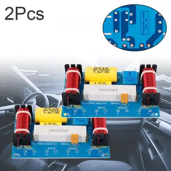 

WEAH-338 2pcs 120W Speaker 3 Ways Audio Frequency Divider Loudspeaker 3 Unit Crossover Filters
