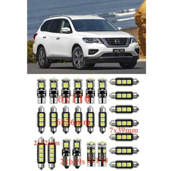 

Car Interior Led Light Kit For Nissan NV200 NV400 Pathfinder Patrol Primera Primastar SUNNY error free t10 31mm 36mm 39mm 42mm