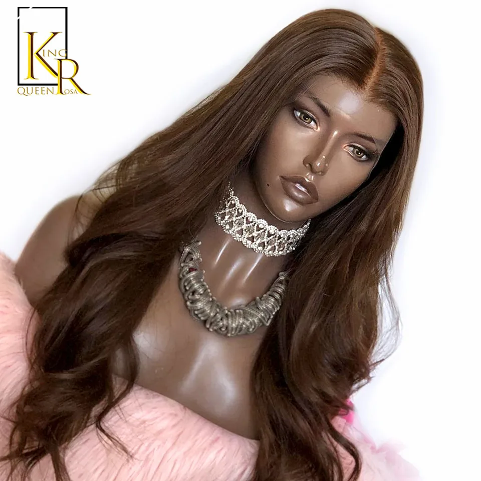 

Body Wave #30 Color 13*4 Lace Front Human Hair Wigs for Women Brazilian Remy 130% Density Hair Bleached Knots King Rosa Queen