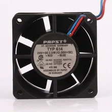 

Original German TYP 614 614R 60X6025MM 6025 6CM 24V 2.5W Imported Equipment Thermal Paste Gamer Cabinet PC Case Cooling Fan