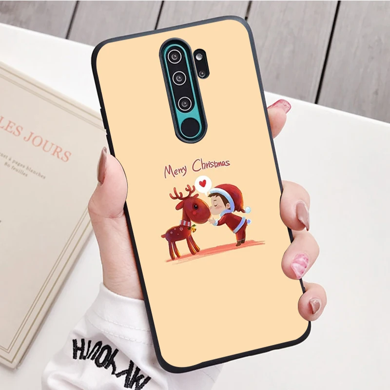 Chúc Giáng Sinh Silicone Ốp Lưng Điện Thoại Redmi Note 8 7 Pro S 8T Cho Redmi 9 7A Bao vỏ