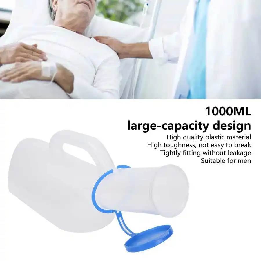 1000ML Female Male Portable Mobile Toilet Car Travel Journeys Urinal Pee Bottle Elderly Bedridden Patient Incontinence Pants portable urinal