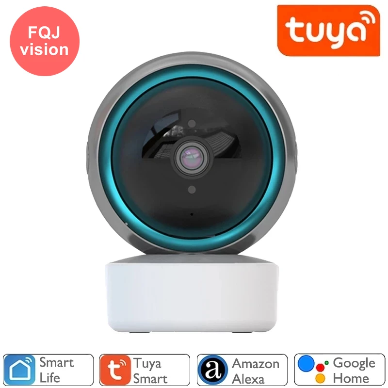 

2MP Wireless IP Tuya Smart Life Motion Detection Two Way Audio Home Security Surveillance Baby Monitor Auto Tracking Wifi Cam