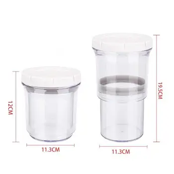 

Vacuum Retractable Compression Food Crisper Grain Food Proof Jar Supply with insect Container Storage Silicone Dust Lid Kit I4A9