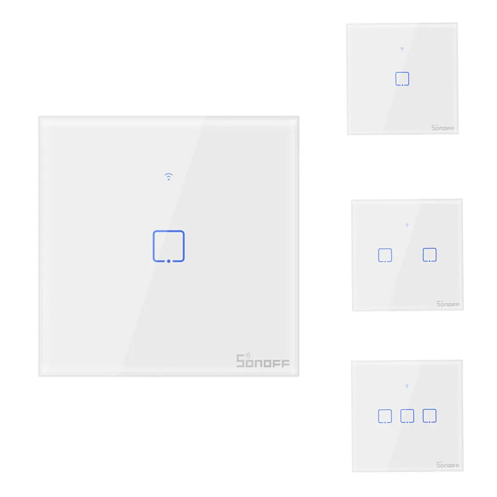 SONOFF T1UK1C TX 1С WiFi Настенные переключатели с радиочастотным управлением Смарт
