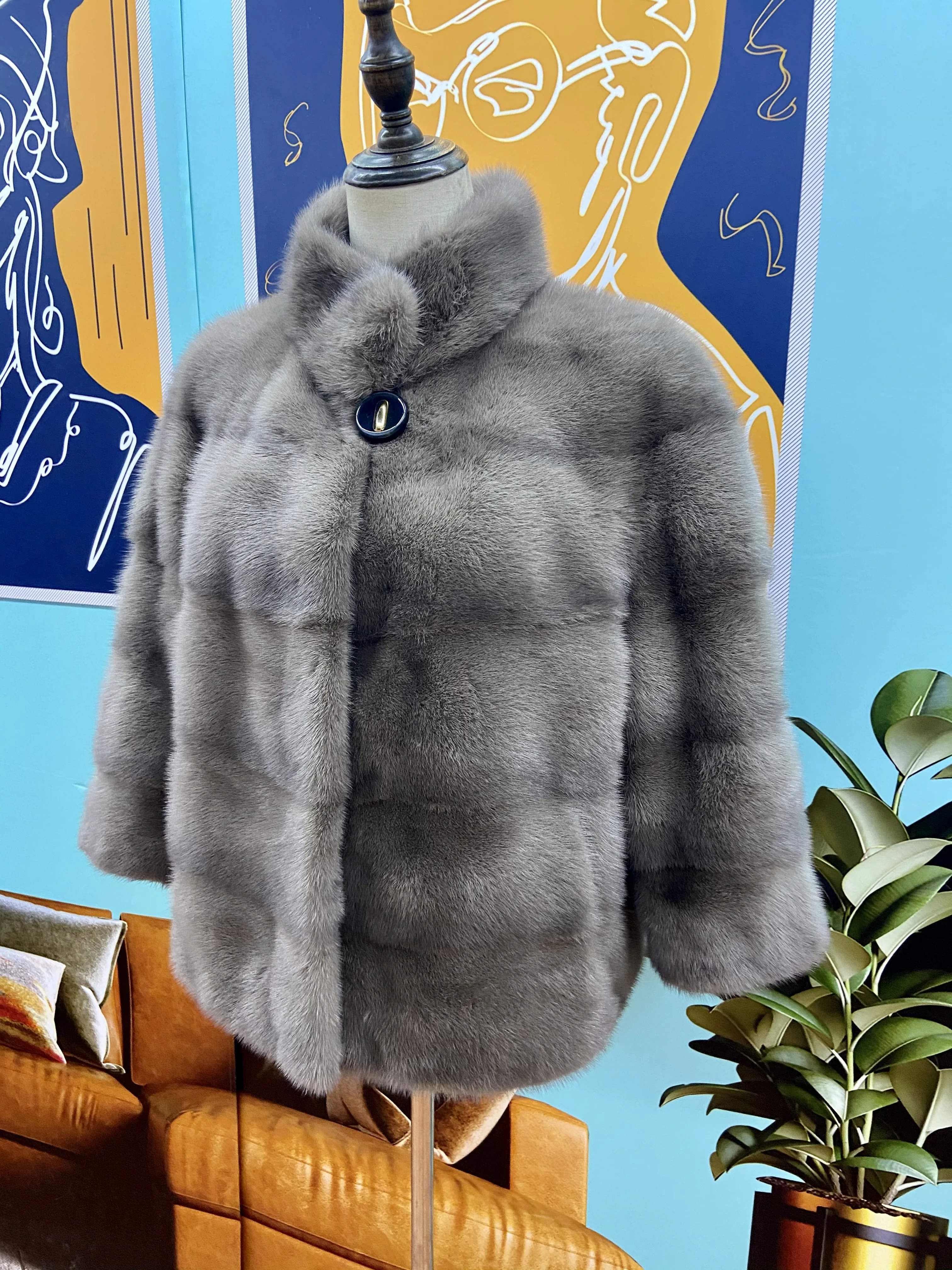 2021 New Real Fur 100% Natural Fur Jacket Women's Winter Fur Mink Fur Coat  High Quality Fur Vest Fashion Warm Winter Coat|Real Fur| - AliExpress