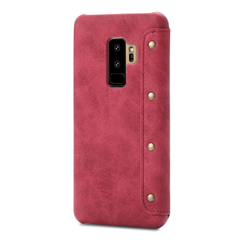 Роскошный кожаный чехол для samsung Galaxy S9 Plus чехол Ретро Флип-кошелек Coque для samsung Note 8 9 S10 Plus Чехол-держатель для карт