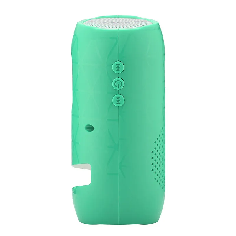 Портативный ремешок открытый беспроводной Bluetooth стерео динамик саундбокс поддержка TF bluetooth-динамик FM для смартфонов планшетных ПК - Цвет: Green