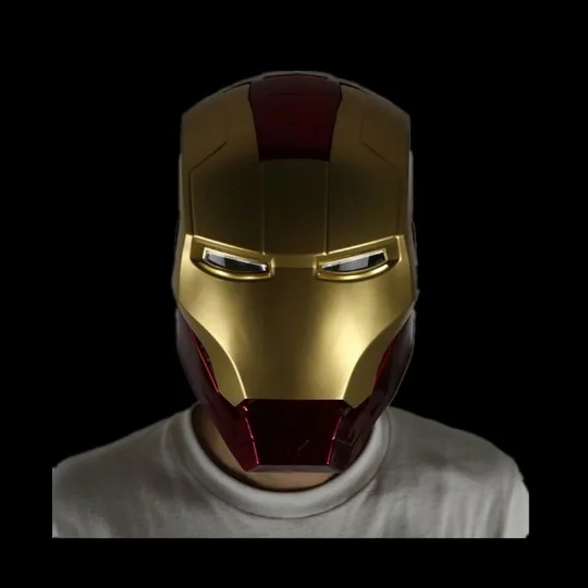 

Iron Man Cosplay Mask Halloween Props Halloween Cosplay PVC Masks Gift Drop Ship