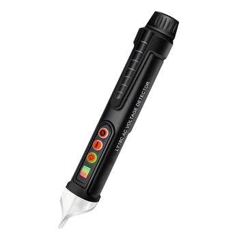 

Non-Contact Voltage Tester Electric Tester Pen AC 12V-1000V/48V-1000V Voltage Detector with Flashlight, Alarm Mode and /Null/Liv