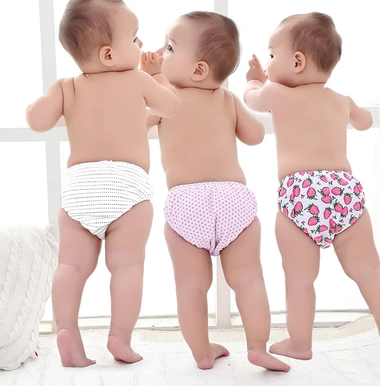 

Soft KID'S Swimwear Infant Men And Women Baby Infant Toweling Cloth Swimming Trunks Velcro Swimming Diaper Pants