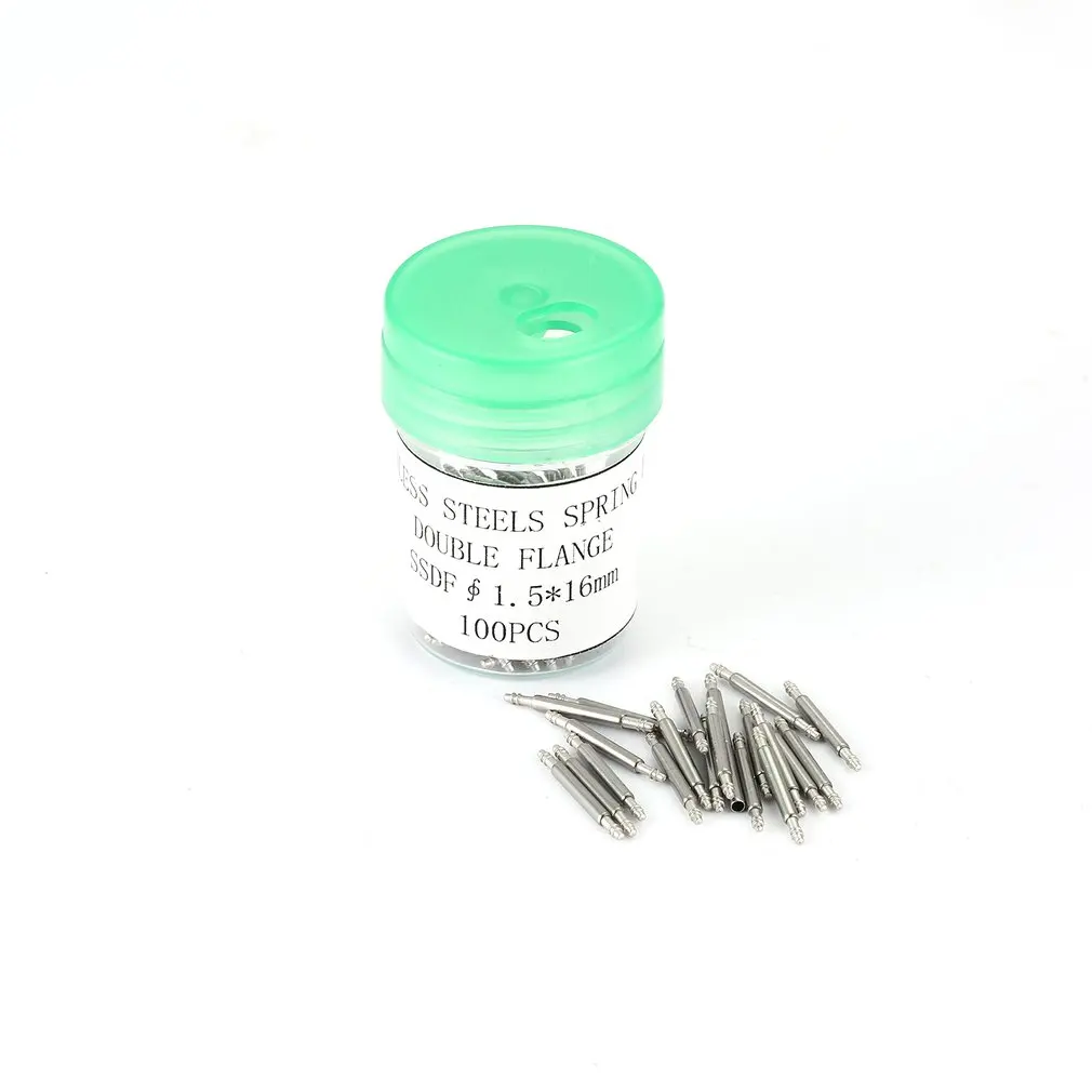

NEW 100 pcs 10/12/16/18/20/22/24mm Watch Repair Tools Ear Barrel Ear Needle Strap Spring Needle Strap Connecting Rod
