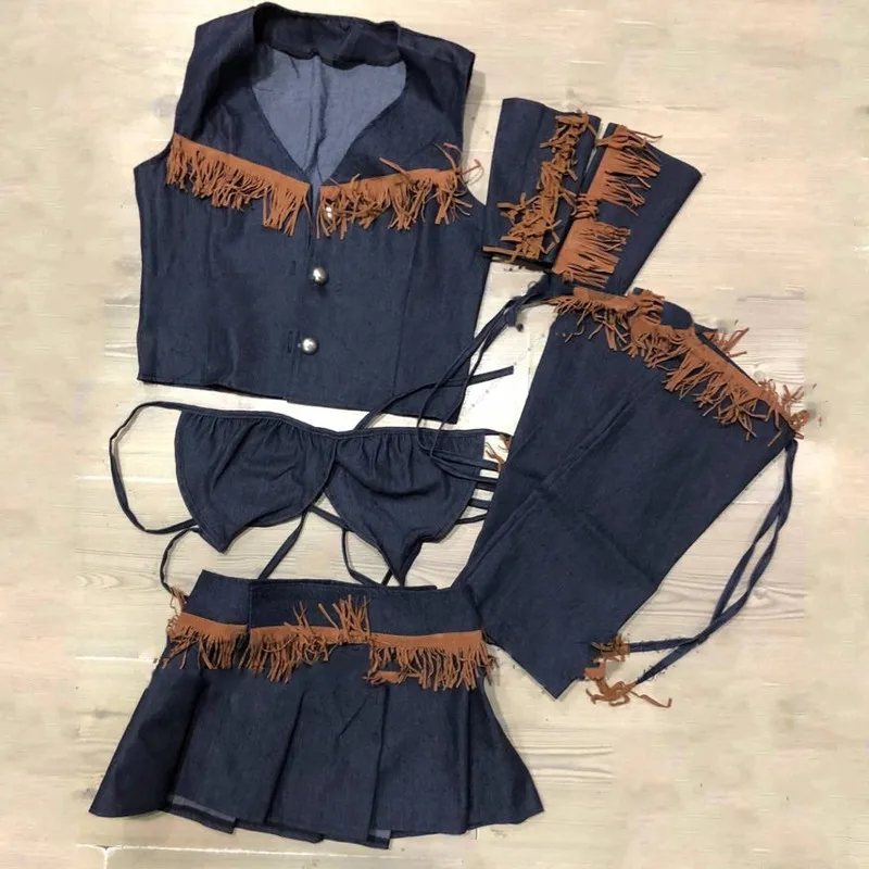 Вечерние костюмы сексуальное платье Cowgirl косплей маскарадное одежда Vaquera игра