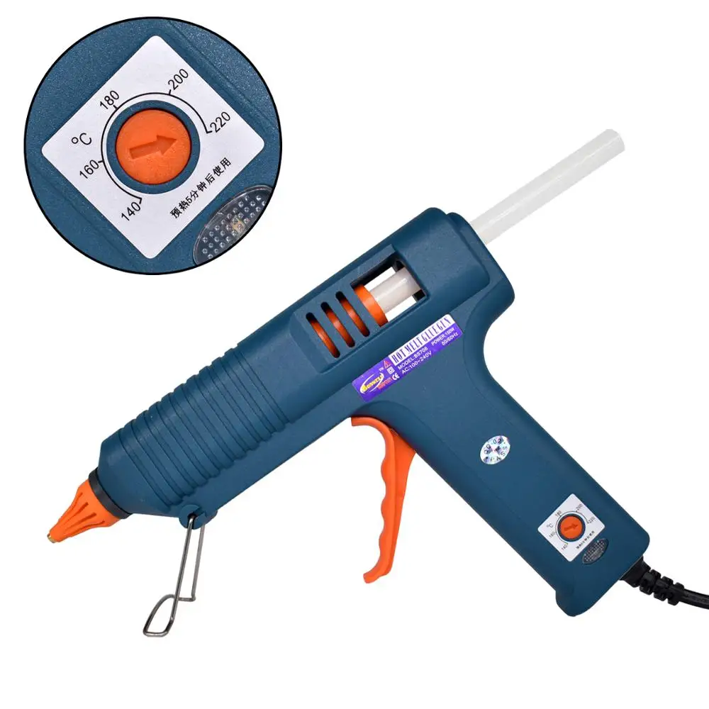 150W Hot Glue Gun Tool Kit Temperature Adjustment Use 11mm Glue Sticks
