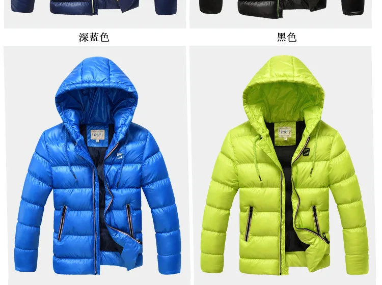 От 7 до 16 лет; детская зимняя куртка для мальчиков; Модная парка с капюшоном для подростков; стеганая верхняя одежда; утепленная верхняя одежда