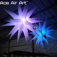 Красочные светодиодные звезды надувные звезды Надувное освещение украшения с для ночного клуба для вечеринок