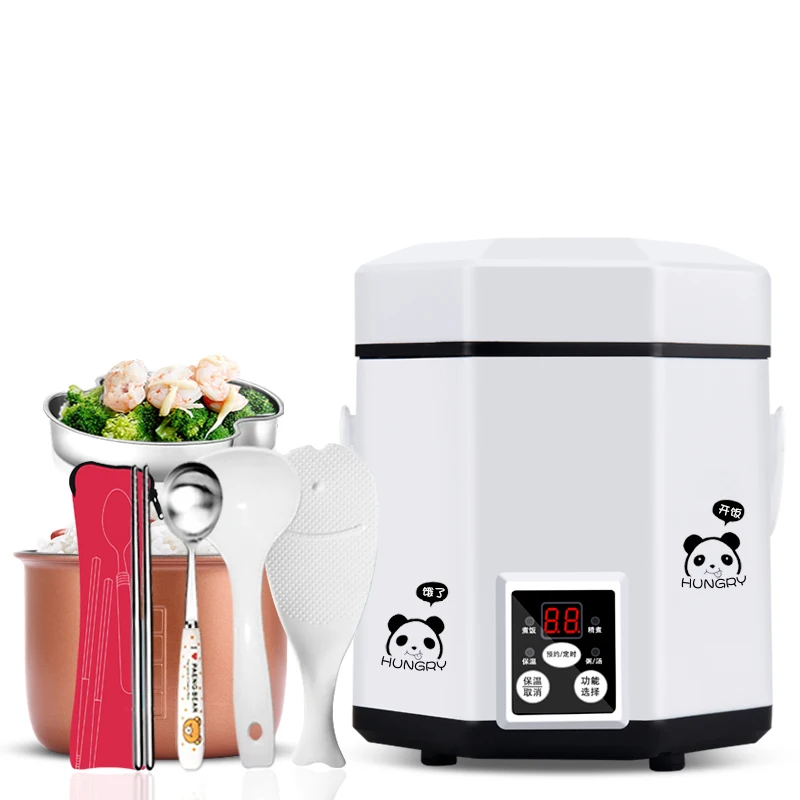 

Fully Automatic Mini Rice Cooker 1-3 People Reservation Multifunction Household Intelligent Rice Cooker 1.2L 200W