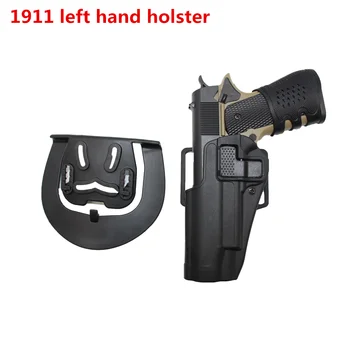 

CQC Left Hand holster for Colt 1911 Gun case pistol Airsoft Holsters bag Belt waist Hunting Equipment gun accessories