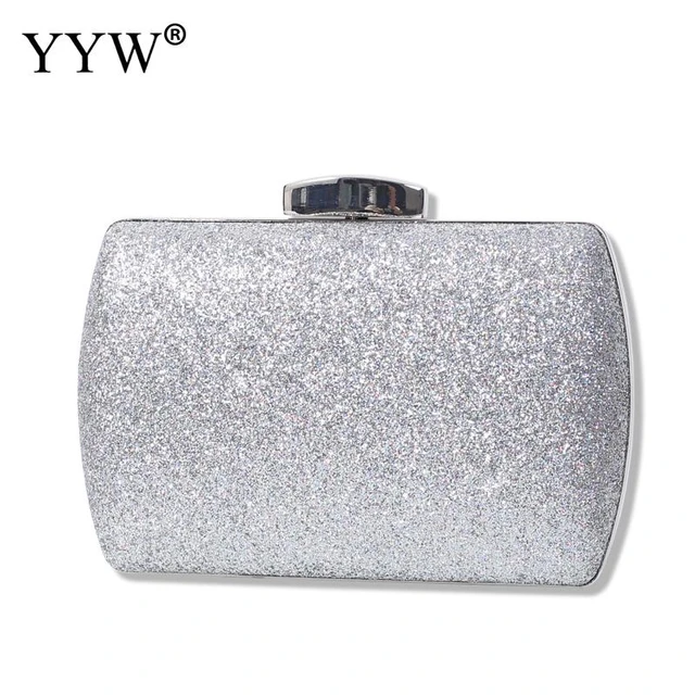 Fashion Glitter Clutch Purse Metal Chain Crossbody And Shoulder Bags Satin  Silk Evening Bag For Wedding And Party - AliExpress