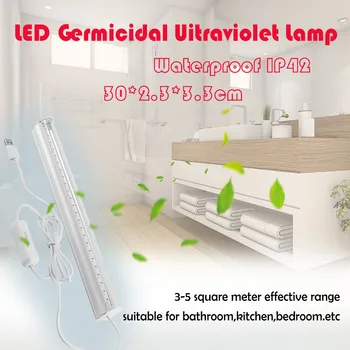 

6W Ultraviolet Germicidal Light T5 Tube Bulb UVC Bactericidal Lamp Ozone Disinfection Sterilizer UV Quartz Lamp#D4