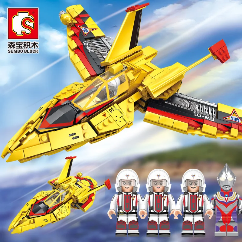 

Baby Semp Building Blocks Ultraman Monster Victory Swallow 1 Boy Universe Hero Educational 108685 Splicing Toys