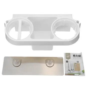 

Practical bathroom storage Plastic kitchen Organizer Corner Storage Rack Shower Shelf bathroom storage Self-adhesive Wall