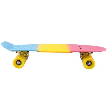

22 inch Mini Skate Board for Kids 22 Inch Graphic Retro Board Child Skateboard Cruiser
