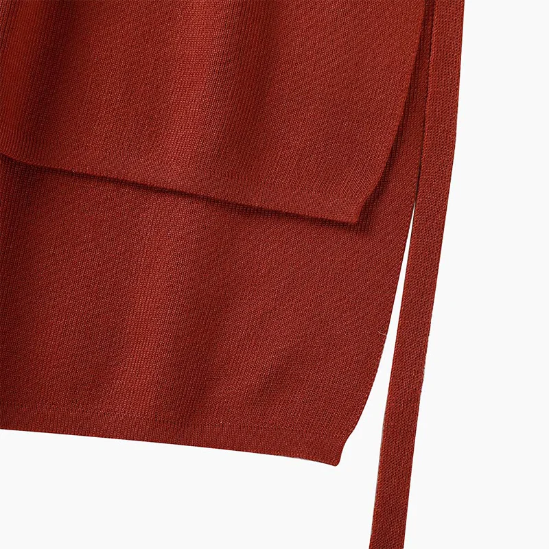 Женский комплект из 2 предметов, 4XL, вязаный свитер, широкие штаны для женщин, комплект из двух предметов, вязаный пуловер с v-образным вырезом, топ и штаны, два комплекта для женщин
