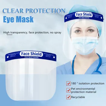 

Transparent Oil Proof Health Care Cooking Masque Oil Splash Cover Useful Dustproof Safety Face Shield Health Cares mascarillas