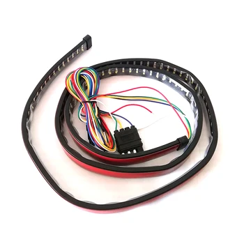 

Truck Tailgate Light Strip LED Flexible Turn Signal BrakeRed White Amber Pickup