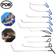 Super PDR Tools Paintless Dent Repair Push Rods Spring Steel Rods Car Body Repair Tools Set Dent Removal Repar Tools Set