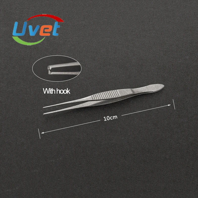 10 см 2 шт. медицинские щипцы офтальмологический Пинцет из нержавеющей стали без