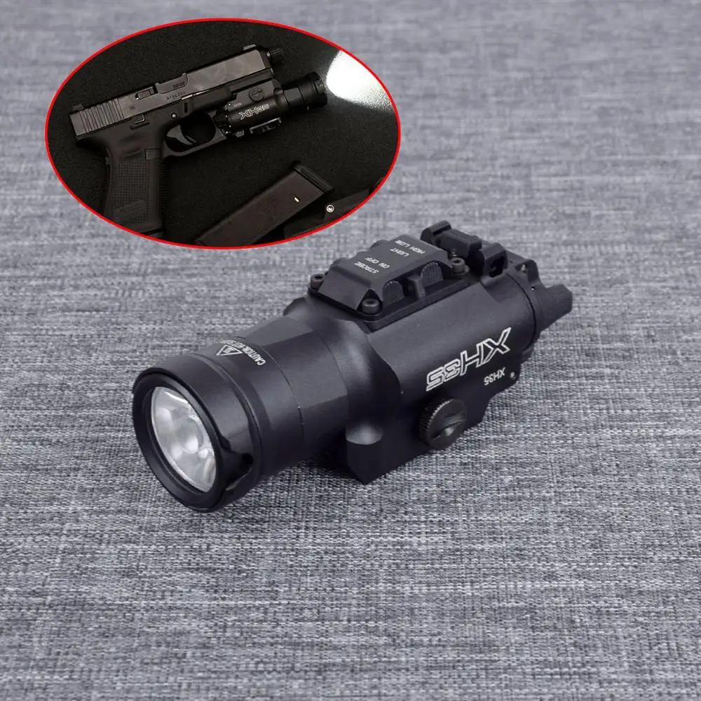 Details about   Tactical XH35 Weapon light Dual Output White LED Light Brightness Ultra-High
