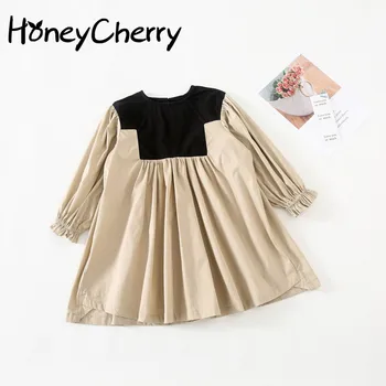 

2020 Autumn New Long-Sleeved Princess Dress Korean Little Girl's All-match dress princess dress little girls dresses