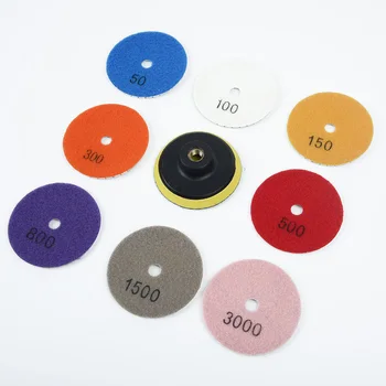 

Diamond Polishing Pads Gadget Pack Marble Concrete Grinding Buffing Disc Sanding Set Useful