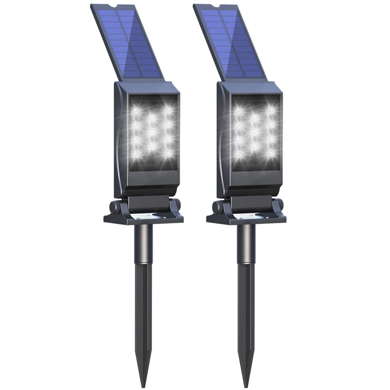 

Solar Landscape Spotlight 11 Led Bulbs Waterproof Solar Wall Light Solar Lights Outdoor Auto on Off for Patio Pool Yard Driveway